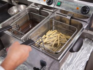 Making fries
